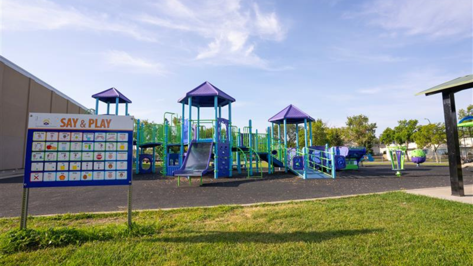St. Pius X Playground with Say and Play Board